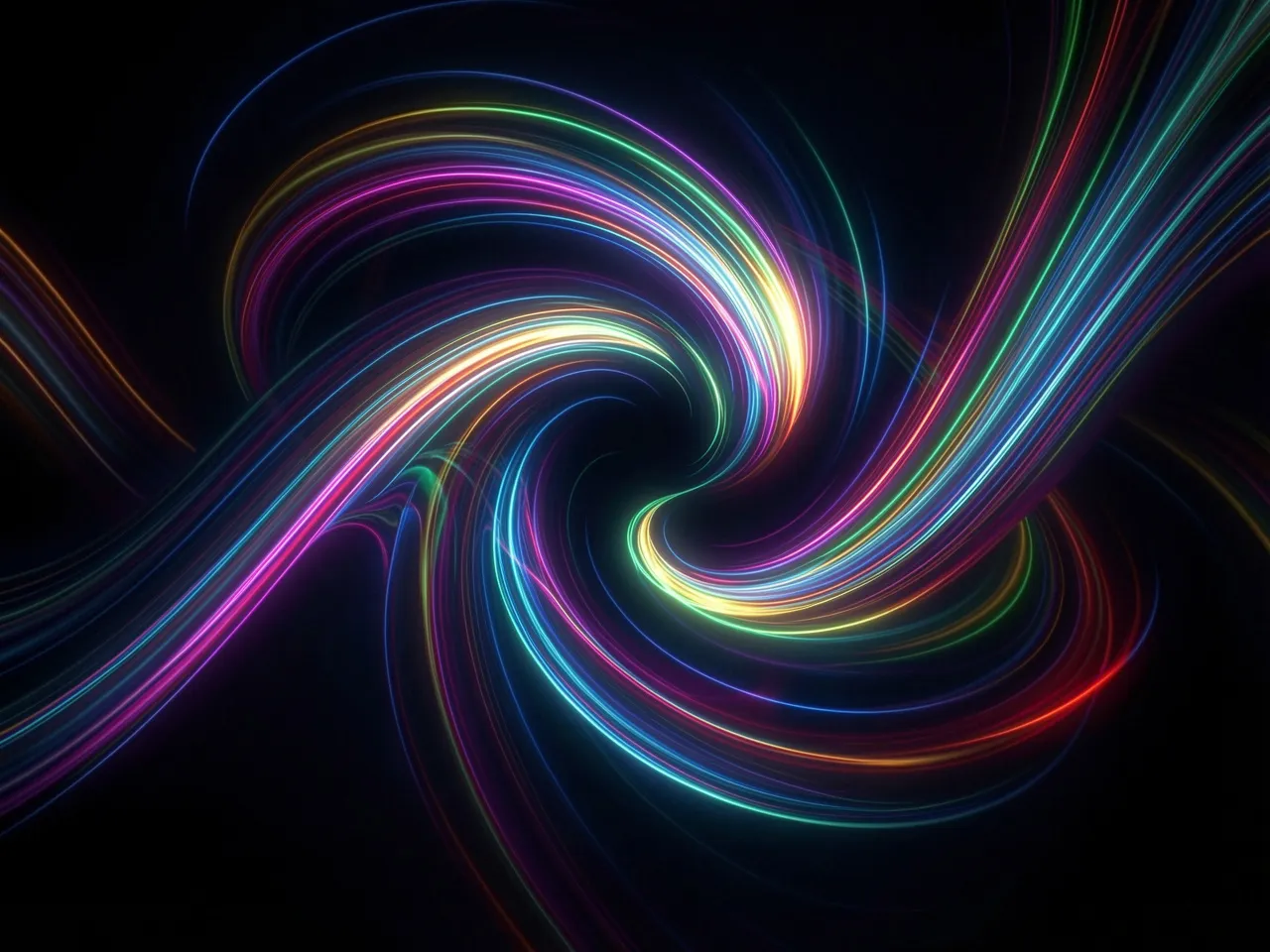 Abstracte visualisatie van een vloeiend persoonlijk dagritme